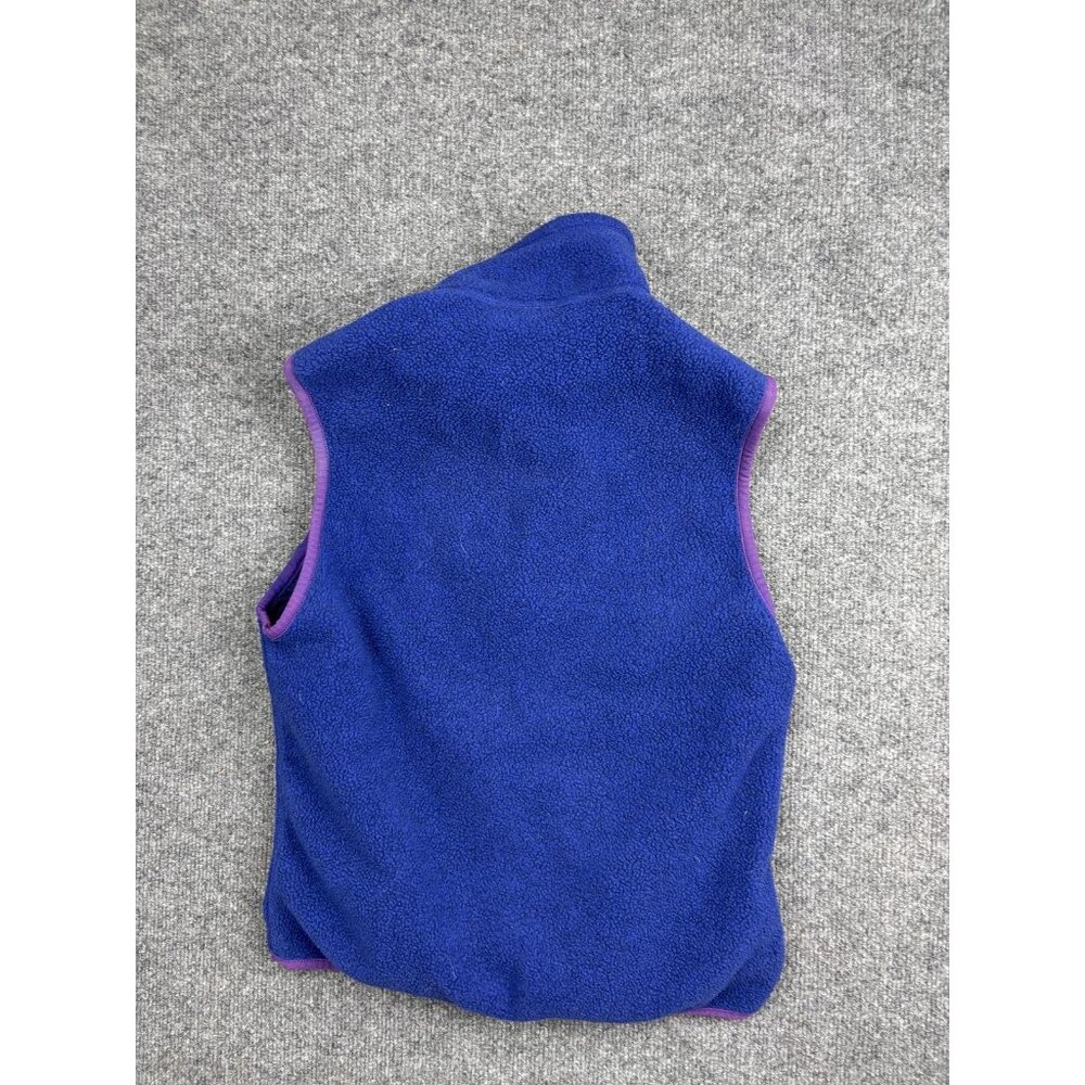 Vintage Patagonia Synchilla Fleece Vest Womens XS Blue Full Zip Made USA 90s - Picture 7 of 7